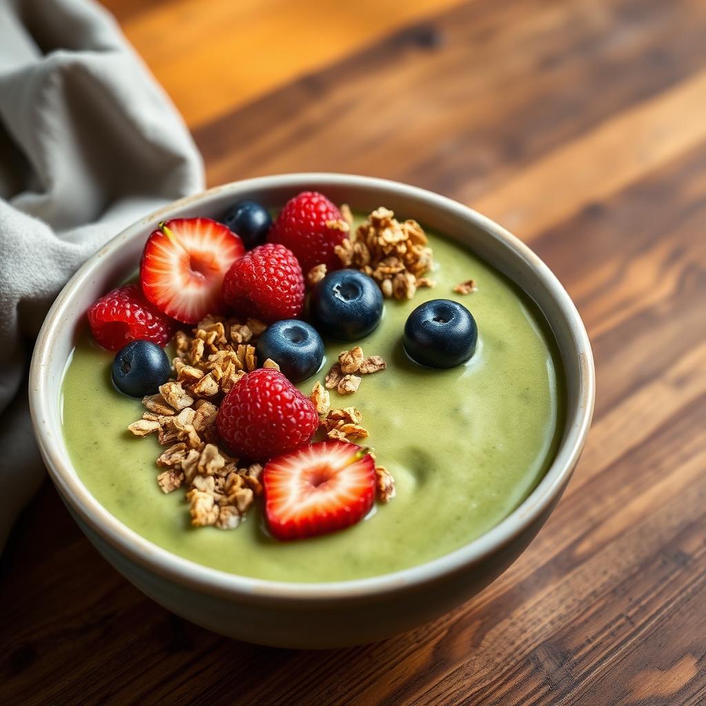 Matcha Berry Smoothie Bowl